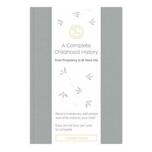 Promptly Journal: A Complete Childhood History Gray Tweed NEW SEALED! Great Gift
